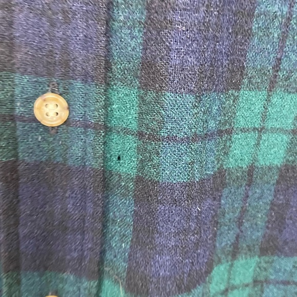 VINTAGE PENDLETON 60’s 100% WOOL PLAID BOARD SHIRT AUTHENTIC BLACK WATCH TARTAN - Picture 8 of 10